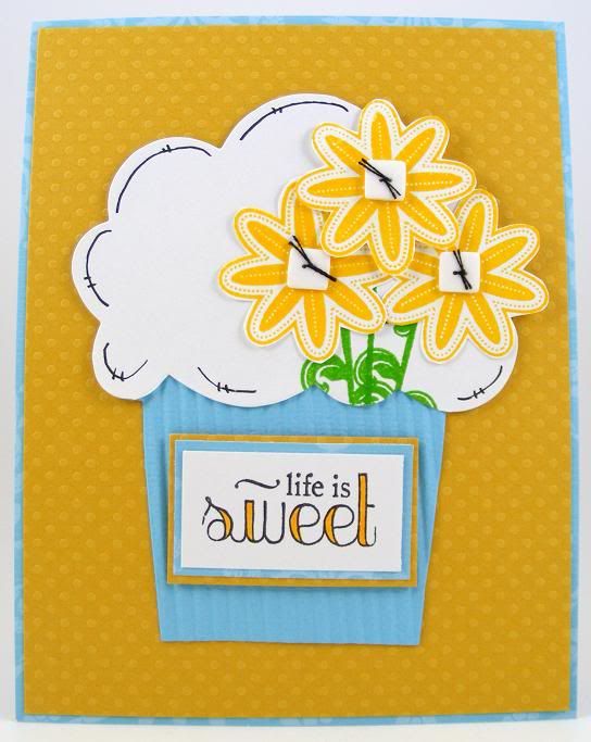 Life Is Sweet Cupcake Card