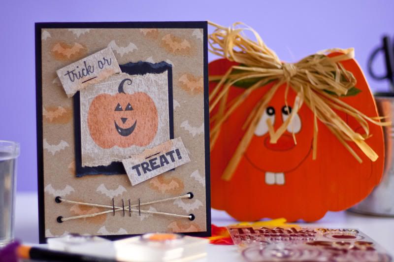 October Stamps Of Life/Trick Or Treat Card