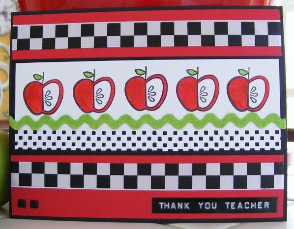 Thank You Teacher Card/Paper Sundae #28 Challenge