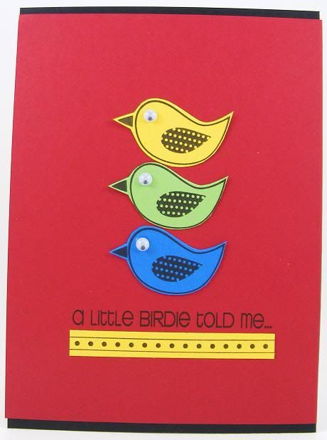 Three Birdies Card/August SOL