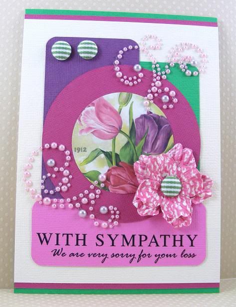 Tulips Sympathy Card