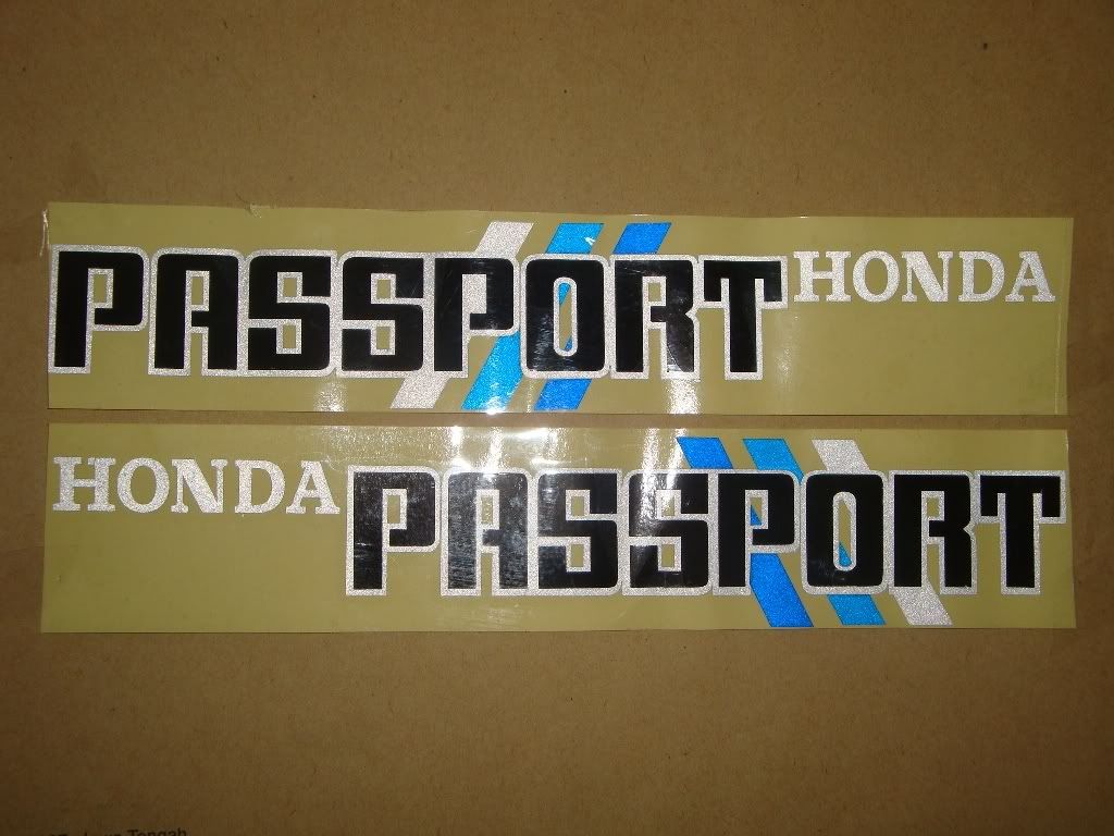 Honda passport c70 stickers