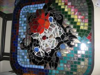 Tribal table grouted