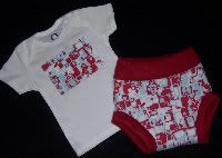 Red Robots Soaker Outift- Size Medium