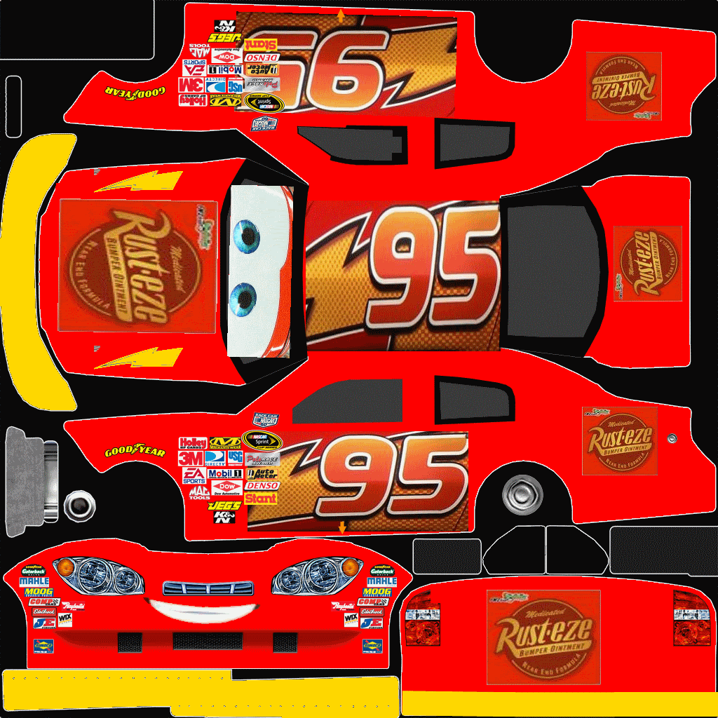 lightning mcqueen 95 cars