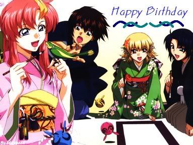 Gundam Seed - Happy Birthday Pictures, Images and Photos