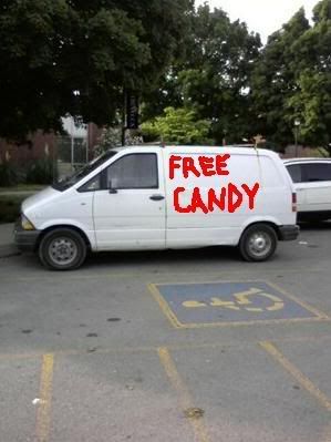 free candy van