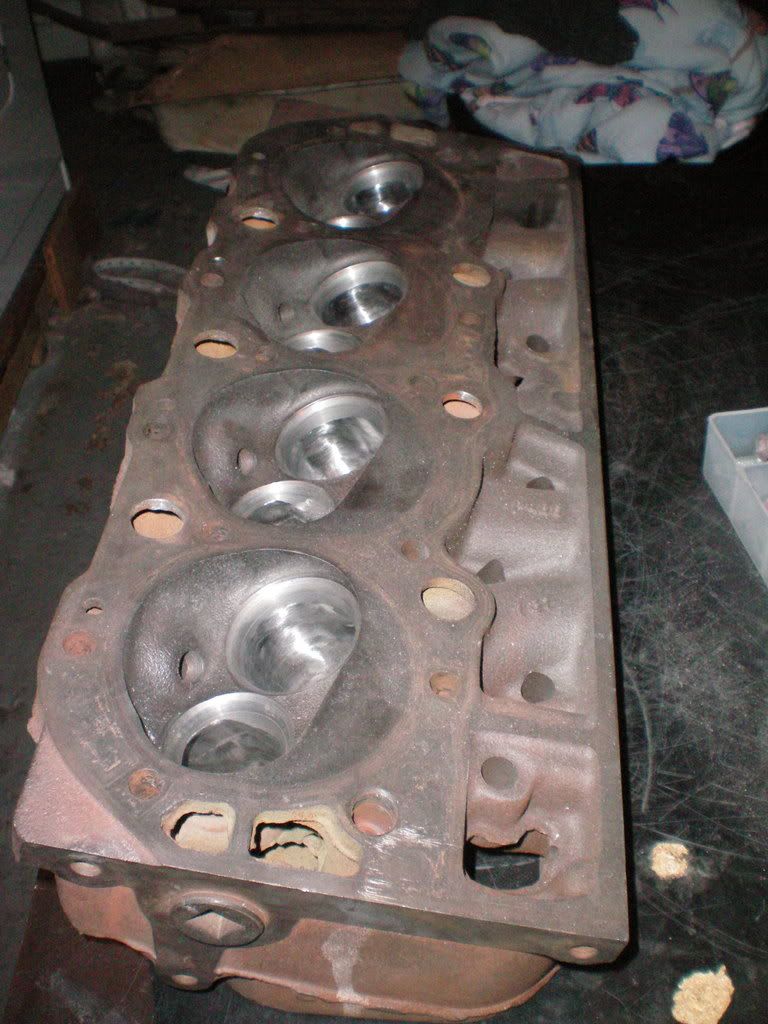 Look..almost done porting 781 heads..how do they look? Chevy Nova Forum