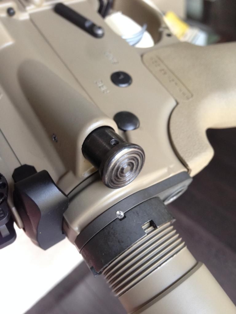 Idea on how to stake the castle nut