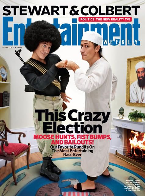 The Entertainment Weekly Stewart Colbert Cover.  Photo: Ew.com