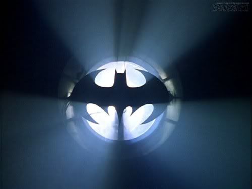 That Bat-Signal.  Photo: Warner Bros. Films