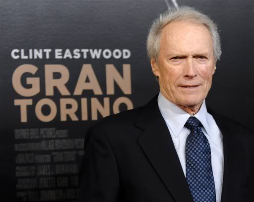 Clint Eastwood At Gran Torino Premire.  File Photo