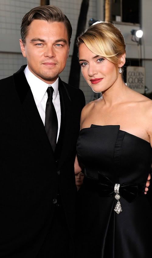 Kate Winslet & Leonardo DiCaprio On GG Red Carpet.  Photo: Wireimage.com
