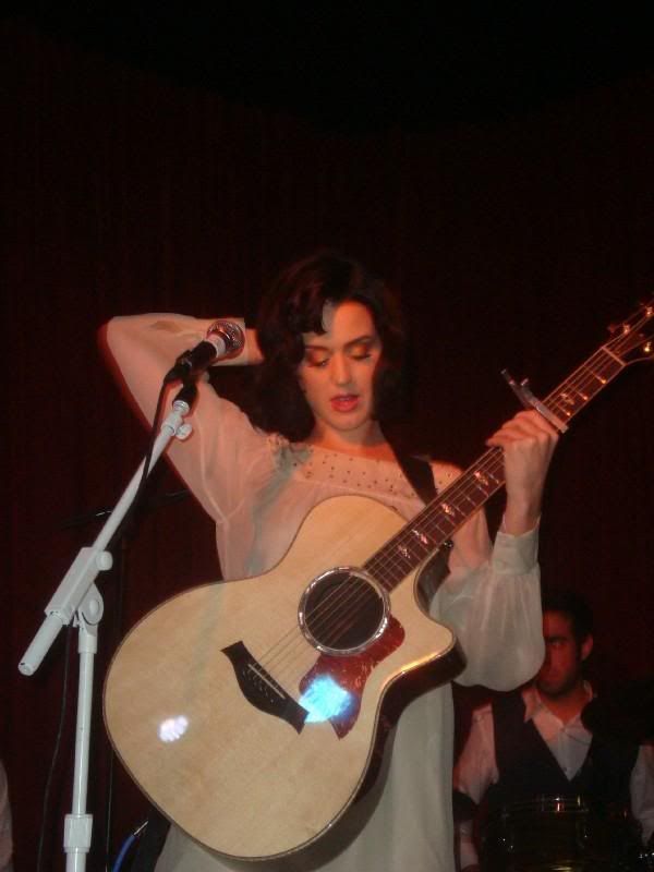 Katy Perry Performs At Hotel Cafe In Hollywood.  Photo: C.B .