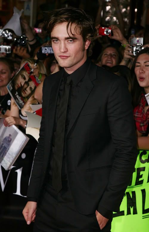 Robert Pattinson At Twilight Premiere.  Photo: Getty Images
