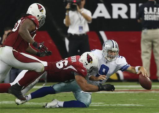 Tony Romo Was Injured Late In The Game.  Photo: CBSnews.com