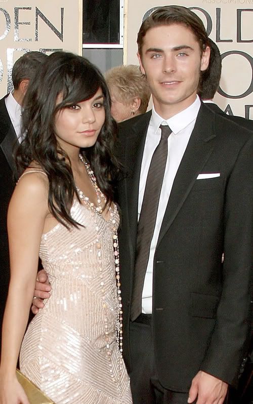 Vanessa & Zac Attend The Golden Globes.  Photo: Gettyimages.com