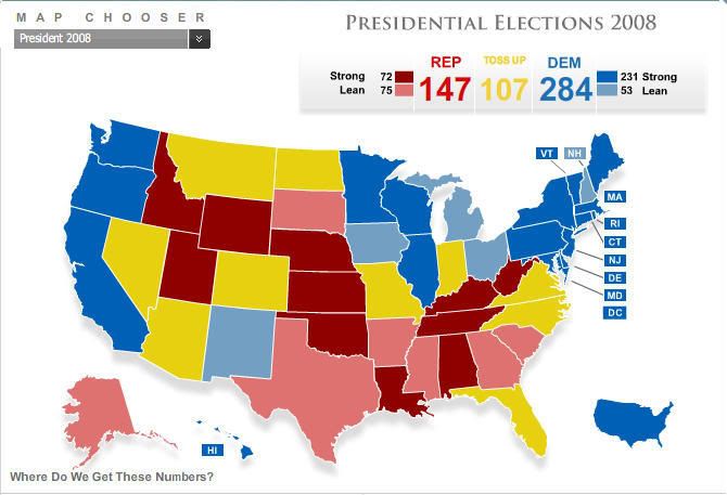 Usa Map Electoral