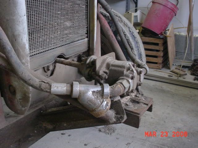 side of pump & mount