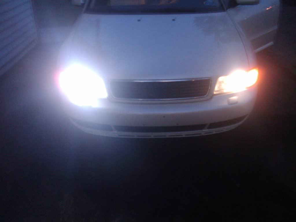 making both headlights equally bright