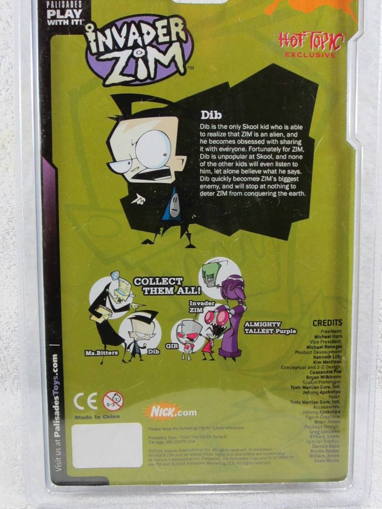 invader zim palisades toys