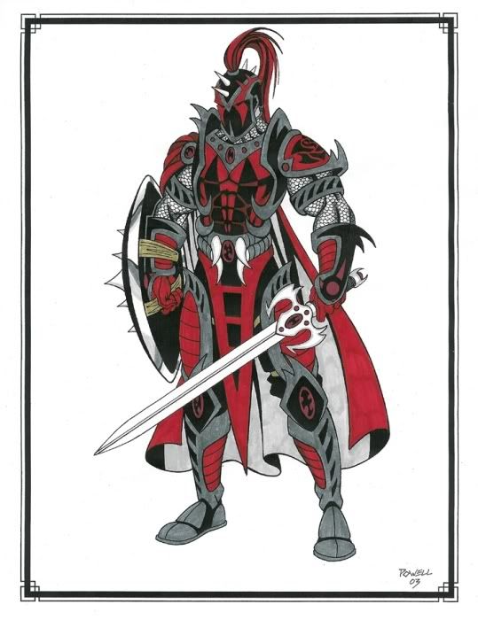 red knight action figure