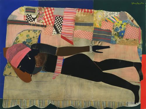 bearden patchwork quilt