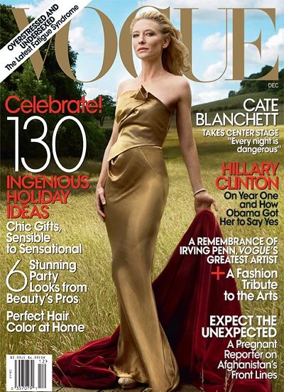 Cate Blanchett for US Vogue cover December 2009