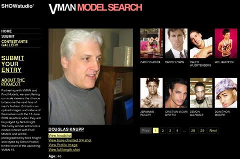 Douglas Knupp for V Man, Ford and Showstudio V a Model