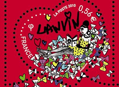 Lanvin postage stamps La Poste 2010