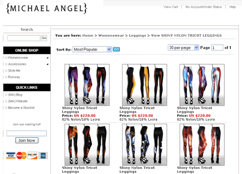 Michael Angel leggings