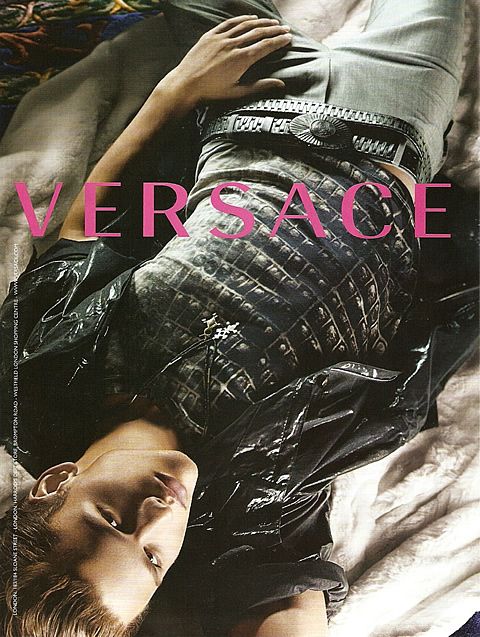 Simon Nessman for Spring Summer 2010 Versace ad campaign