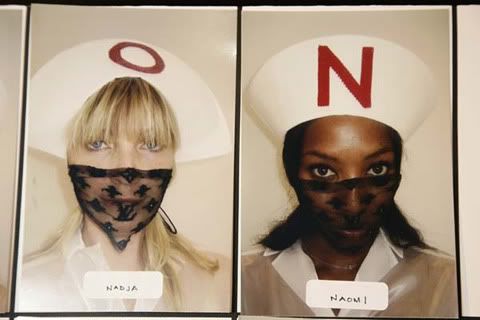 Swine Flu Philippines. Photo of Louis Vuitton nurse mask