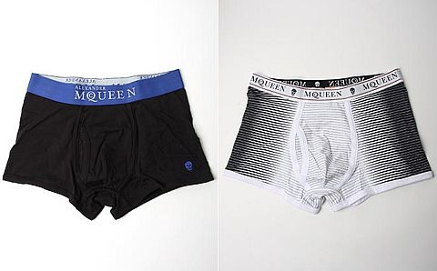 Shop Alexander McQueen Underwear - stripes boxers