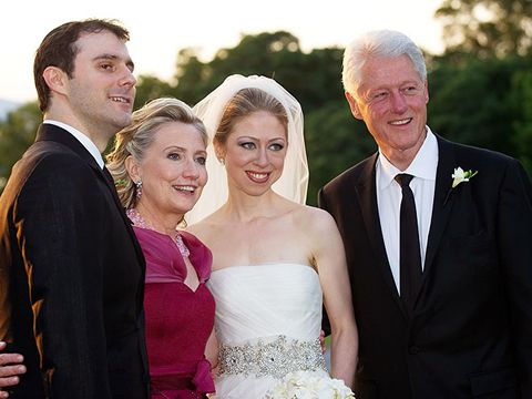 Chelsea Clinton Wedding Pics - dress by Vera Wang