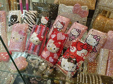 Hello Kitty Swarovski Crystal cellphone iphone cases covers