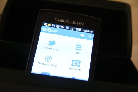 Giorgio Armani Samsung Galaxy GT-1090 phone