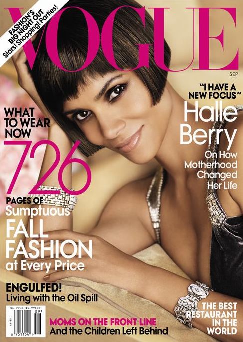 Halle Berry for American Vogue Cover September 2010