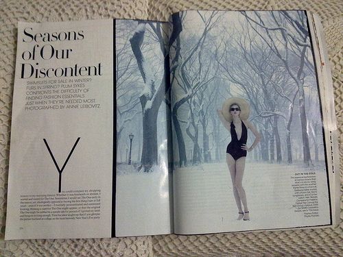 Karlie Kloss for US Vogue May 2010 - Seasons of Our Discontent
