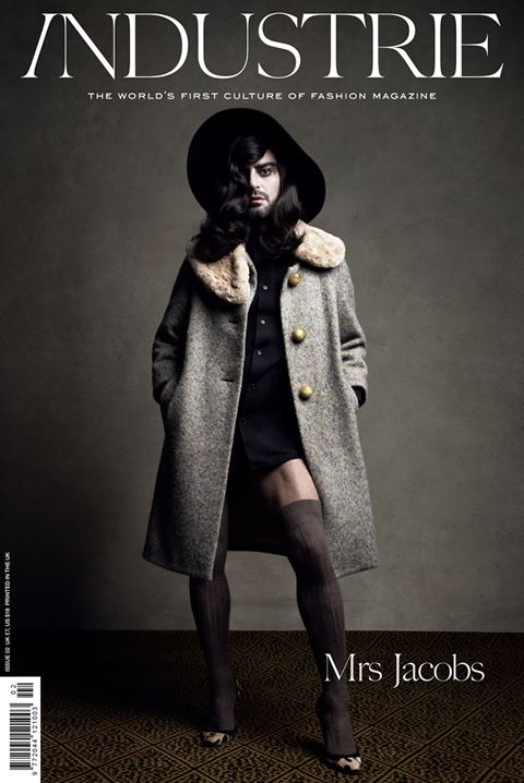 Marc Jacobs in drag for Industrie Magazine
