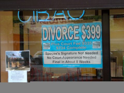 price of divorce in New York city
