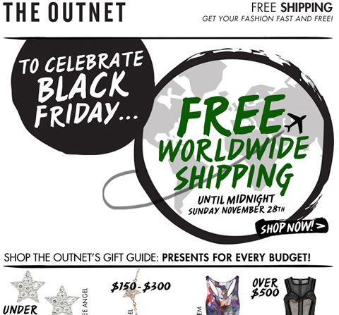 The Outnet Free Shipping