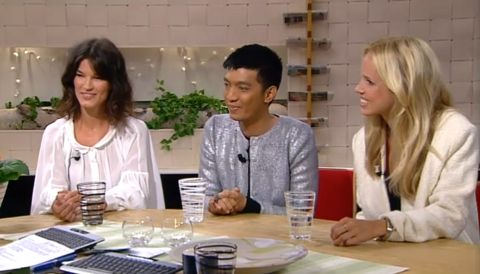 TV4 Nyhetsmorgon fashion bloggers Hanneli Mustaparta, Bryanboy, Elin Kling