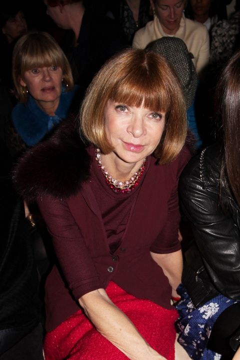 Anna Wintour at Isabel Marant Fall Winter 2011