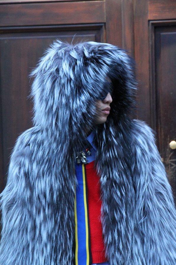 Michael Kors fur coat