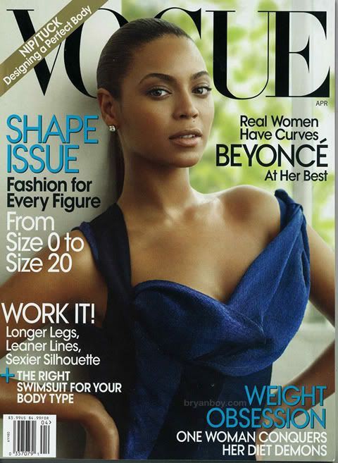 Beyonce Knowles for Vogue USA Cover April 2009