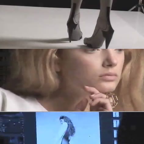 Lily Donaldson for V Magazine editorial shot by Nick Knight. Project of Showstudio.
