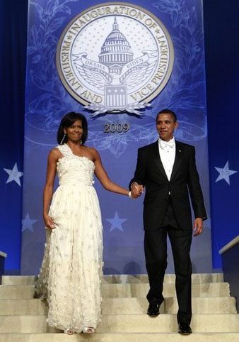 Michelle Obama's Inauguration ball dress designed by Jason Wu