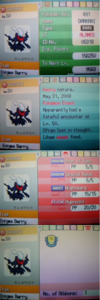 [PokeCommunity.com] How to get TRU Darkrai