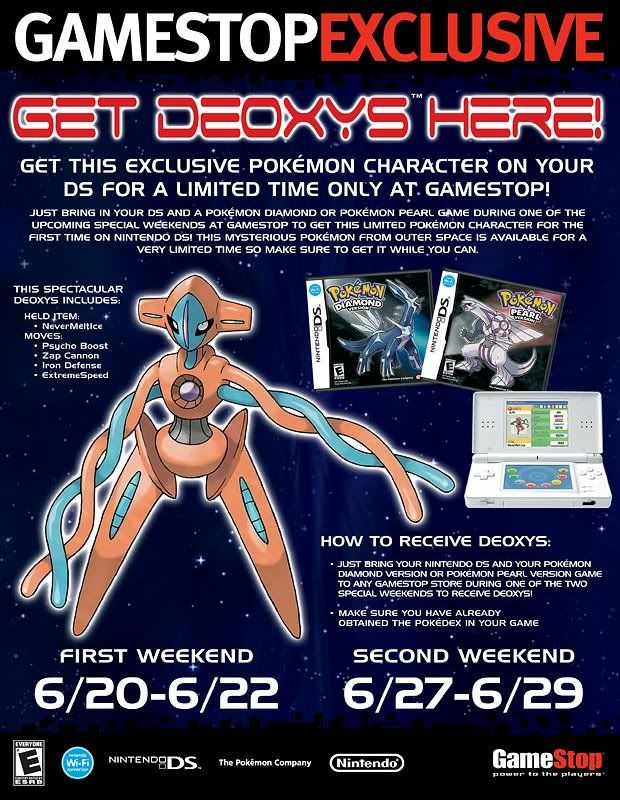 [PokeCommunity.com] GameStop Deoxys